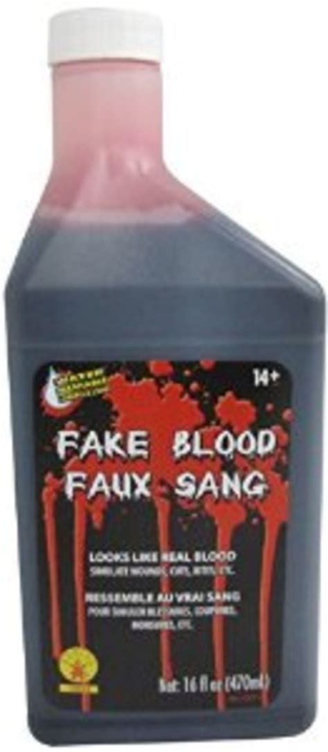 fake blood of clothes|washable blood without staining.